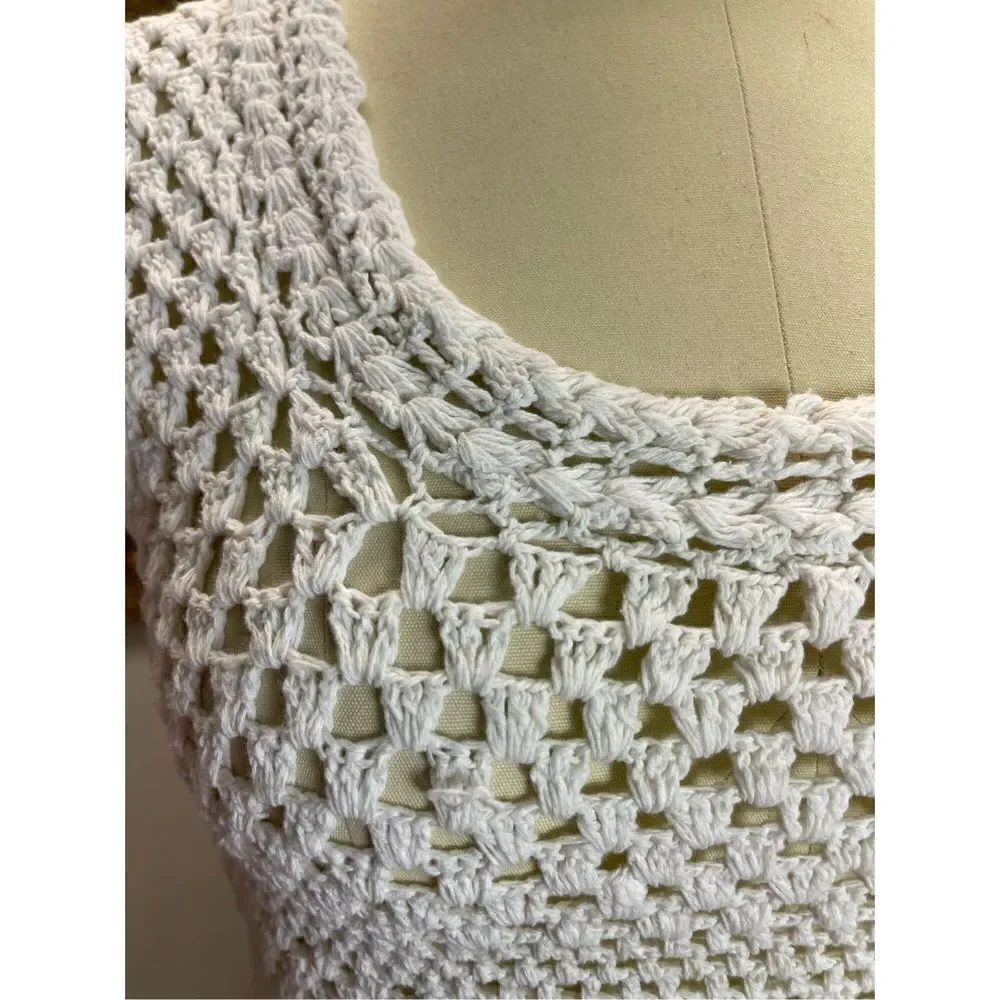 Free People - Megan Crochet Top Ivory
